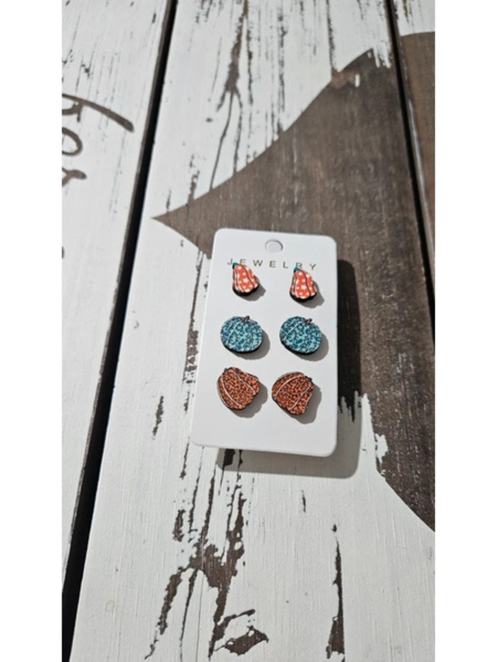 NEW Earings, fall, pumpkin